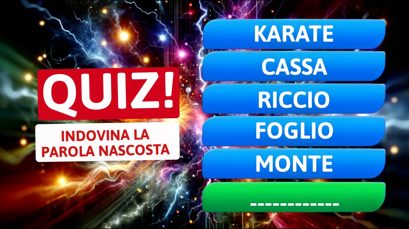 Solo i veri geni riescono a risolvere questo indovinello di Reazione a catena: accetti la sfida?"