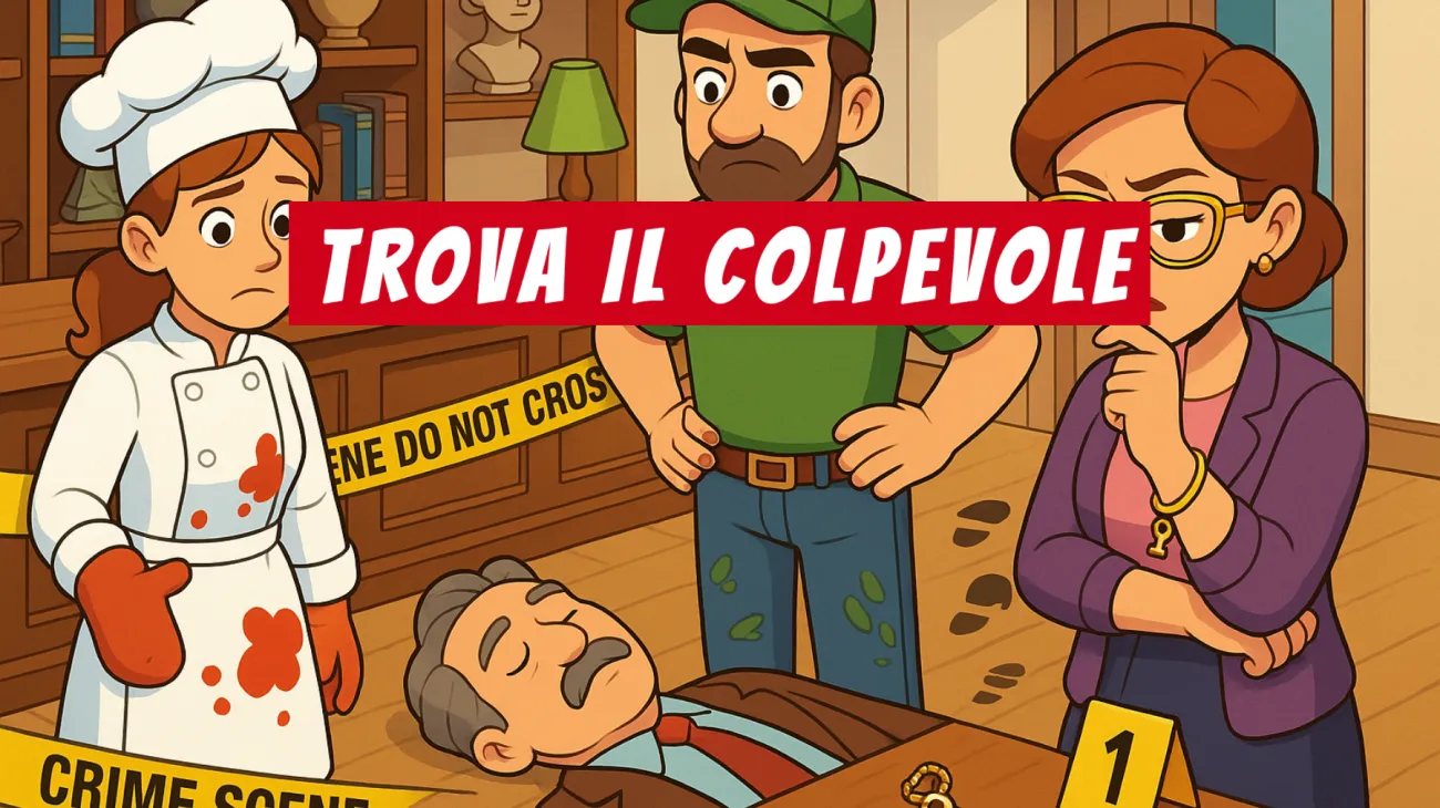 Solo i veri geni risolvono il mistero dell'antiquario: solo il 3% riesce a trovare il colpevole al primo colpo! Sfida la tua mente"