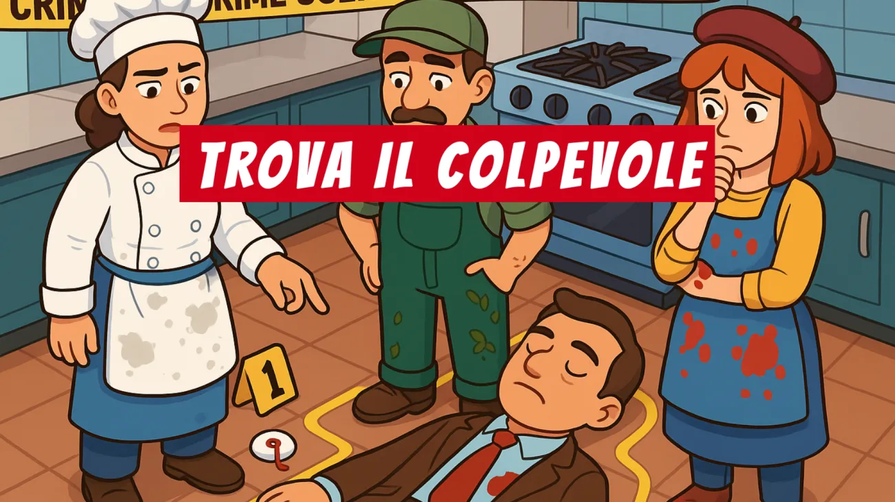 Solo il 3% delle persone riesce a risolvere questo enigma della cucina: riesci a trovare il colpevole dai dettagli nascosti? Sfida la tua intelligenza!"