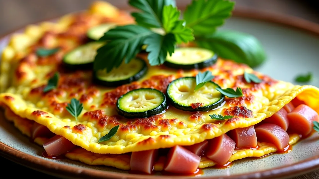 frittata zucchine salame pecorino romano"